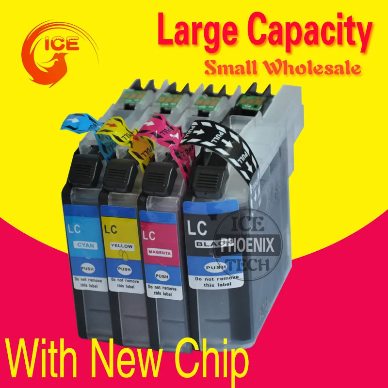 С чипом LC223 чернильный картридж для brother LC221 европейского принтера LC223|ink cartridge|printer