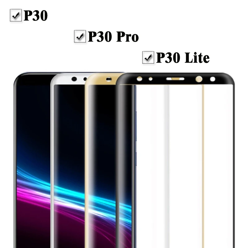 Защитное стекло для P30 Lite Pro защита экрана на Huawey 3D для huawei P 30 30P P30Pro P30Lite закаленное стекло полное покрытие пленка