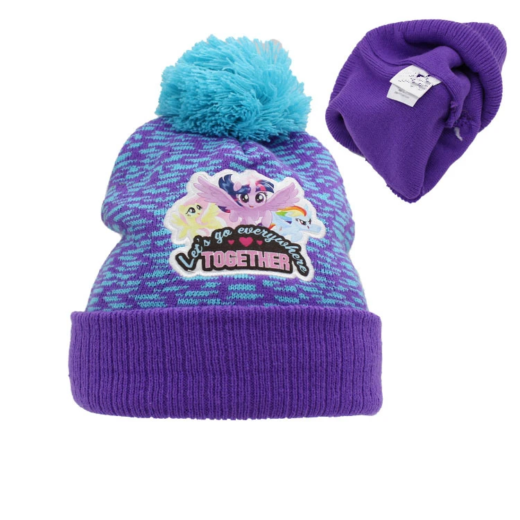 Вязаные шапки Little Horse Rainbow Dash Twilight Rarity Apple Jack Fluttershy Pinkie Pie теплые флисовые на осень и
