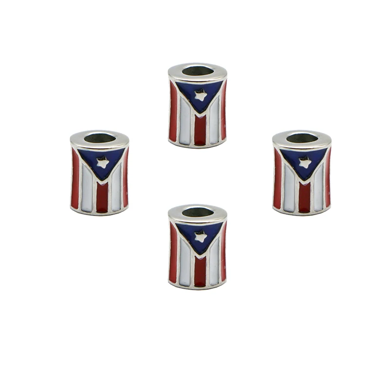 1 шт. бусины из нержавеющей стали в виде флага|Ювелирная фурнитура и компоненты| |