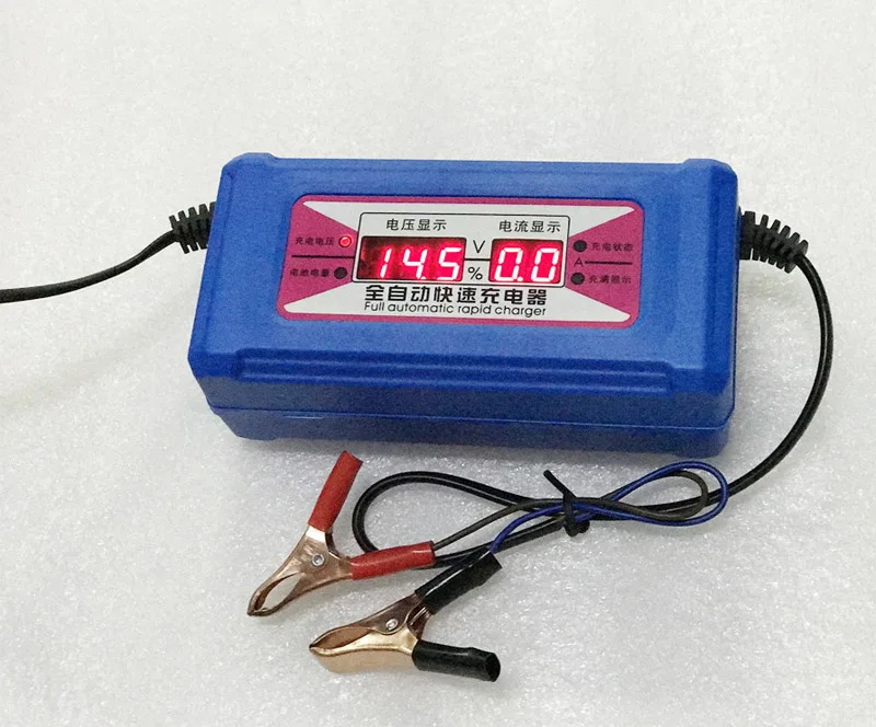 ЖК дисплей 12V 45 150AH автомобильное зарядное устройство US EU штепсельная вилка умное