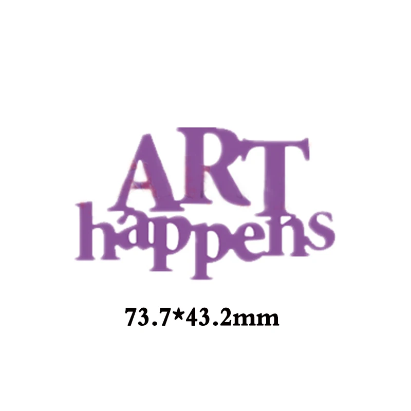 H2975 ART happens Новые трафареты для поделок, бумажные карточки для скрапбукинга, поделки, альбом, фото, тиснение, Декор - Цвет: H2975 ART happens