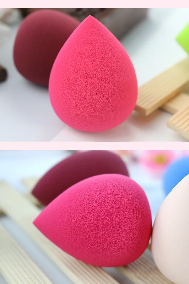 1 шт. красивый красочный сухое и влажное использование силиконовый спонж для