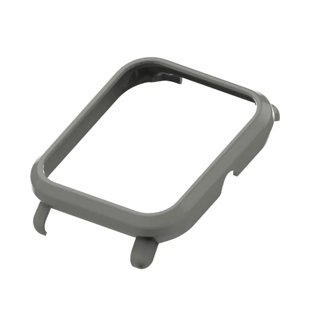 Mijobs для xiaomi huami Amazfit Bip Bit PACE Lite 20 мм силиконовый ремешок защитный чехол Correa браслет пластиковый корпус ПК Бампер - Цвет: army green case