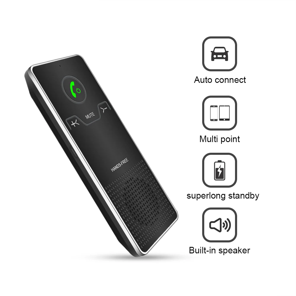 Rylybons солнцезащитный козырек беспроводной громкой связи Bluetooth автомобильный