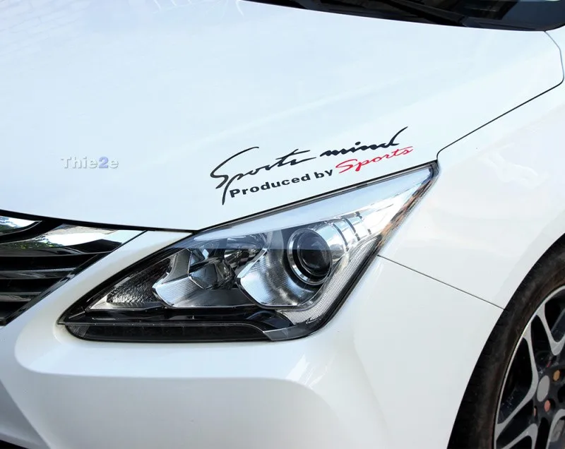 Автомобильная лампа для бровей спортивные Стикеры для peugeot 307 206 308 407 207 2008 3008 508 406 208 для Citroen C4 C5 C3 C2 аксессуары