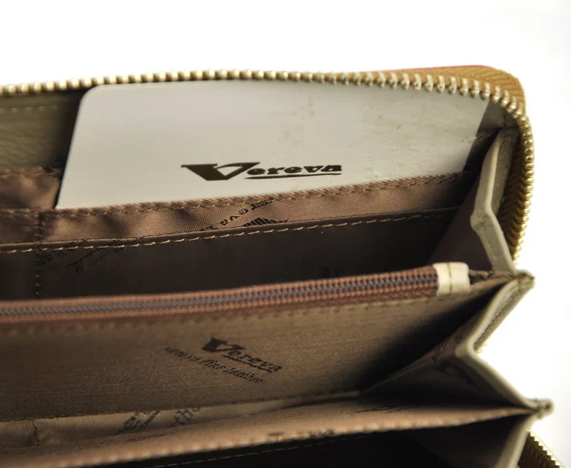 Женский кошелек из искусственной кожи на молнии Ван Гог 3D с масляной росписью