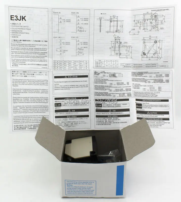 Светоотражающий фотоэлектрический сенсорный переключатель диаметром 18x50x50 мм 30