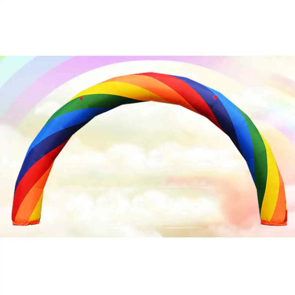 20ft*12ft D=6M inflatable Rainbow arch for Advertisement Party Supplies/Event Decorations/Inflatable Products