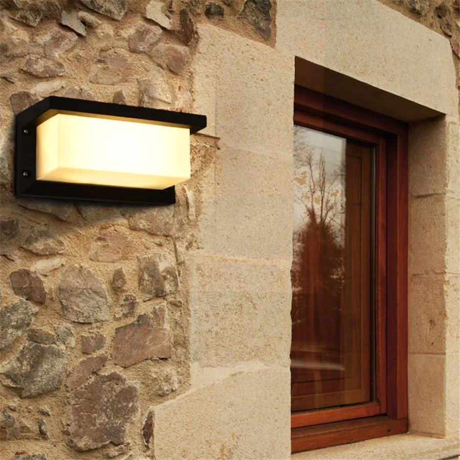 BEIAIDI 18 Вт 30 Вт наружный светодиодный настенный светильник с датчиком движения поверхностное крепление настенное бра водонепроницаемый вилла сад крыльцо настенный светильник