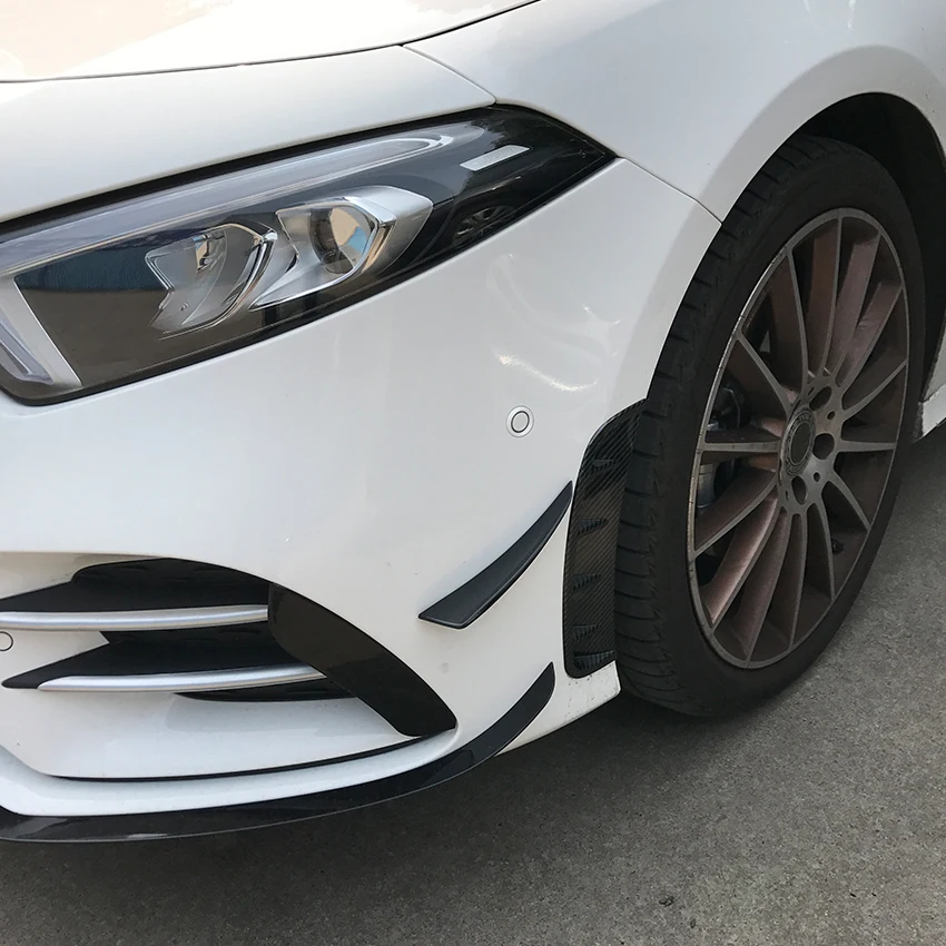 Для Mercedes Benz A класс W177 A180 A200 A220 A250 спортивные переднего бампера воздуха на выходе наклейки Накладка аксессуары для стайлинга автомобилей
