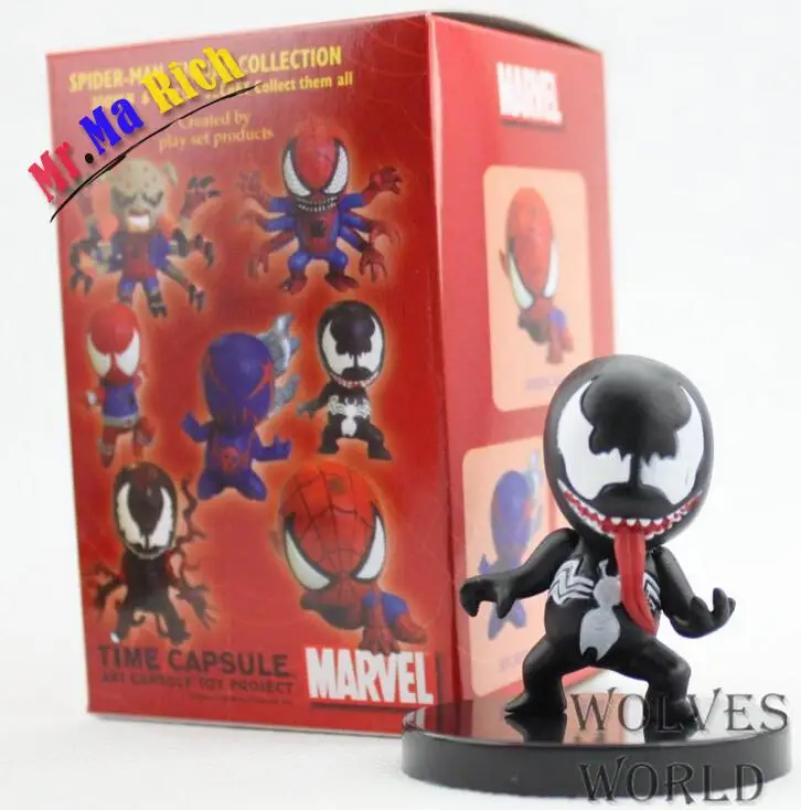 7pcs/set Spiderman Venom Action Figures Pvc Brinquedos Collection Toys For Christmas Gift | Игрушки и хобби