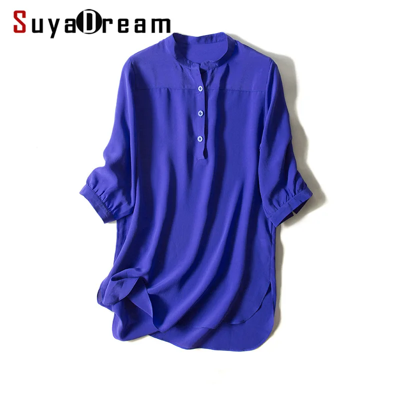 Блузка женская из 100% натурального шелка с рукавом 3/4 19 мм|silk blouse women|silk blouseblouse women |