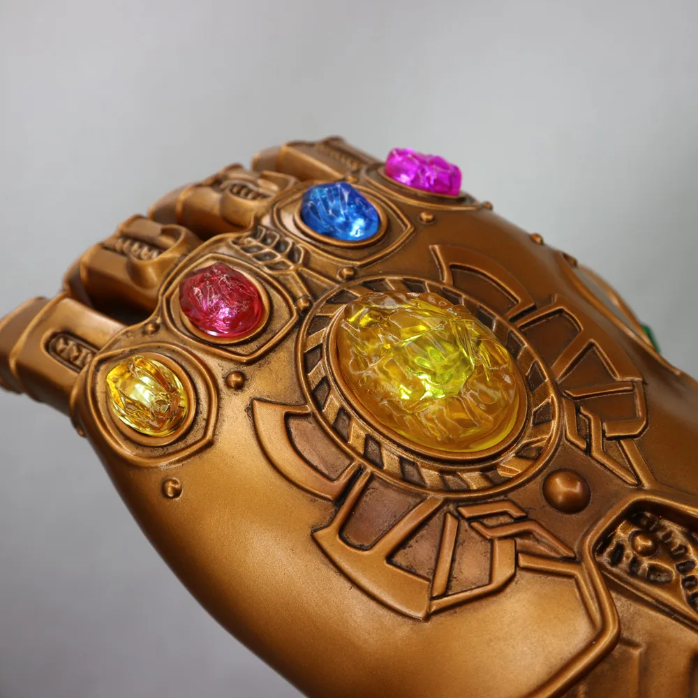 2020 новая версия Бесконечность Gauntlet светодиодный светильник ПВХ перчатки Таноса