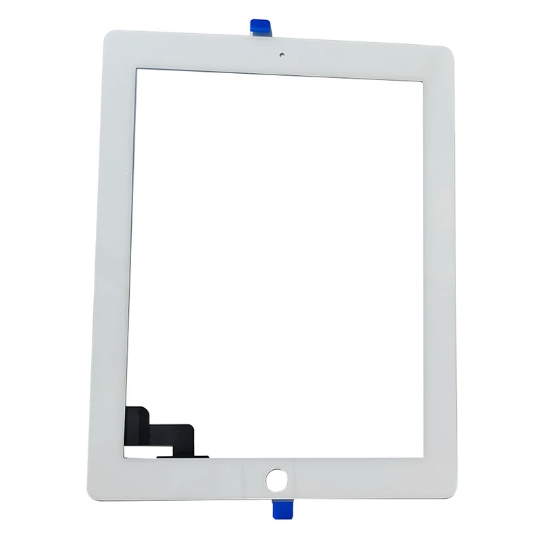 Для оригинального iPad 2 ipad2 сенсорный экран дигитайзер стекло с гибким кабелем