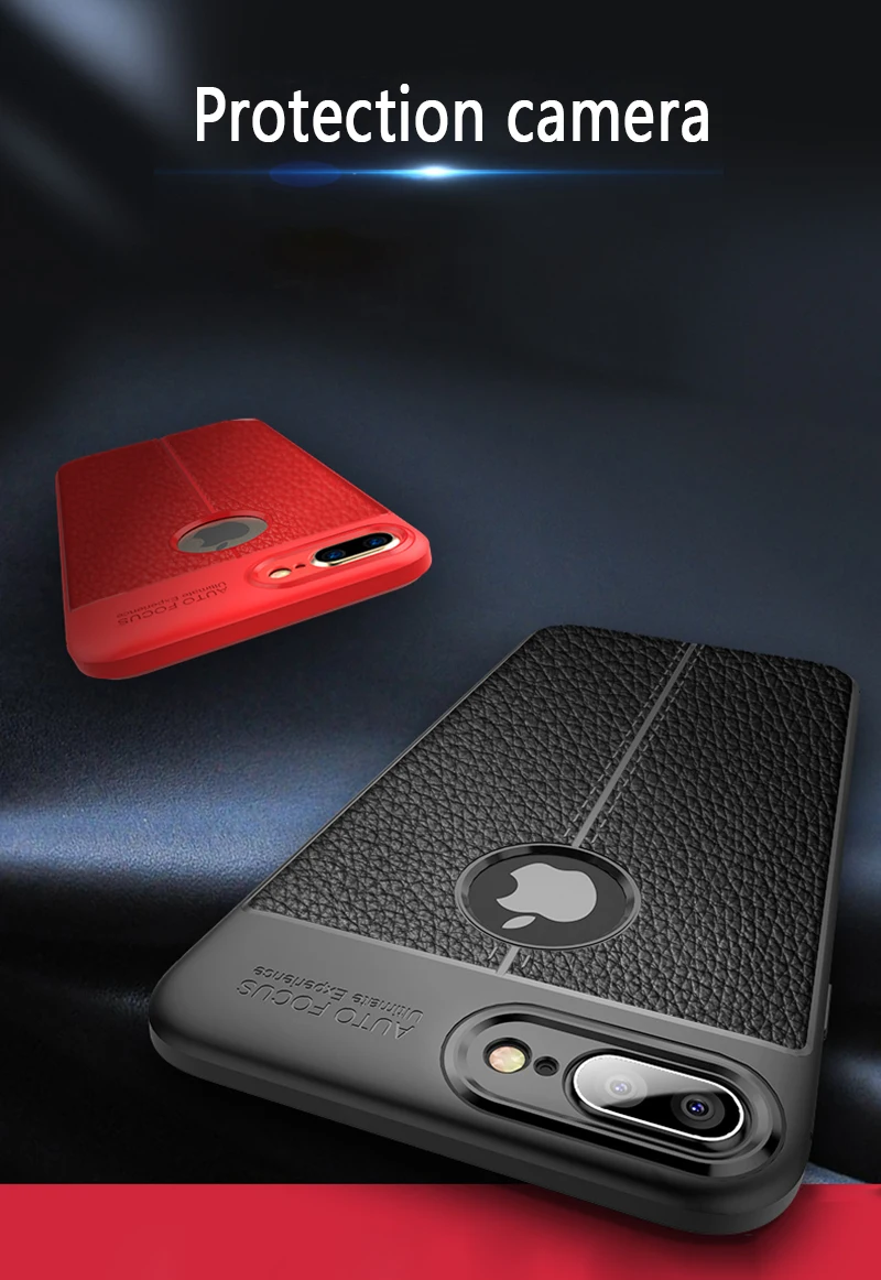Роскошный кожаный чехол с зернистой текстурой для iphone 7, 8, 6, 6 S, X, XR, XS MAX, силиконовый черный чехол для iphone 7, 8, 6, 6S plus, 5, 5S, чехол s