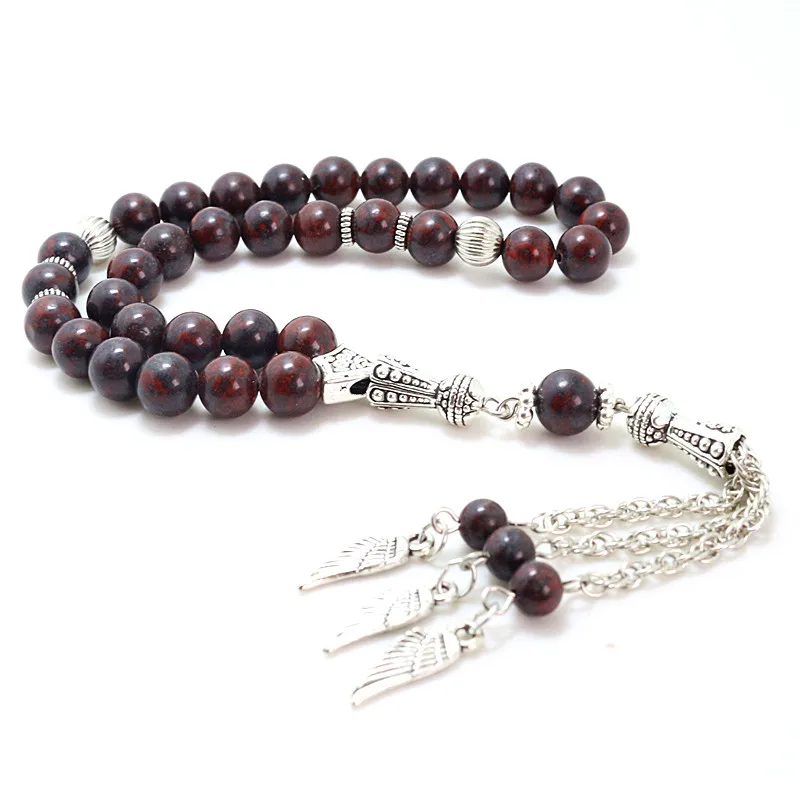 Четки круглые из натурального камня для мужчин и женщин 8 мм | Украшения