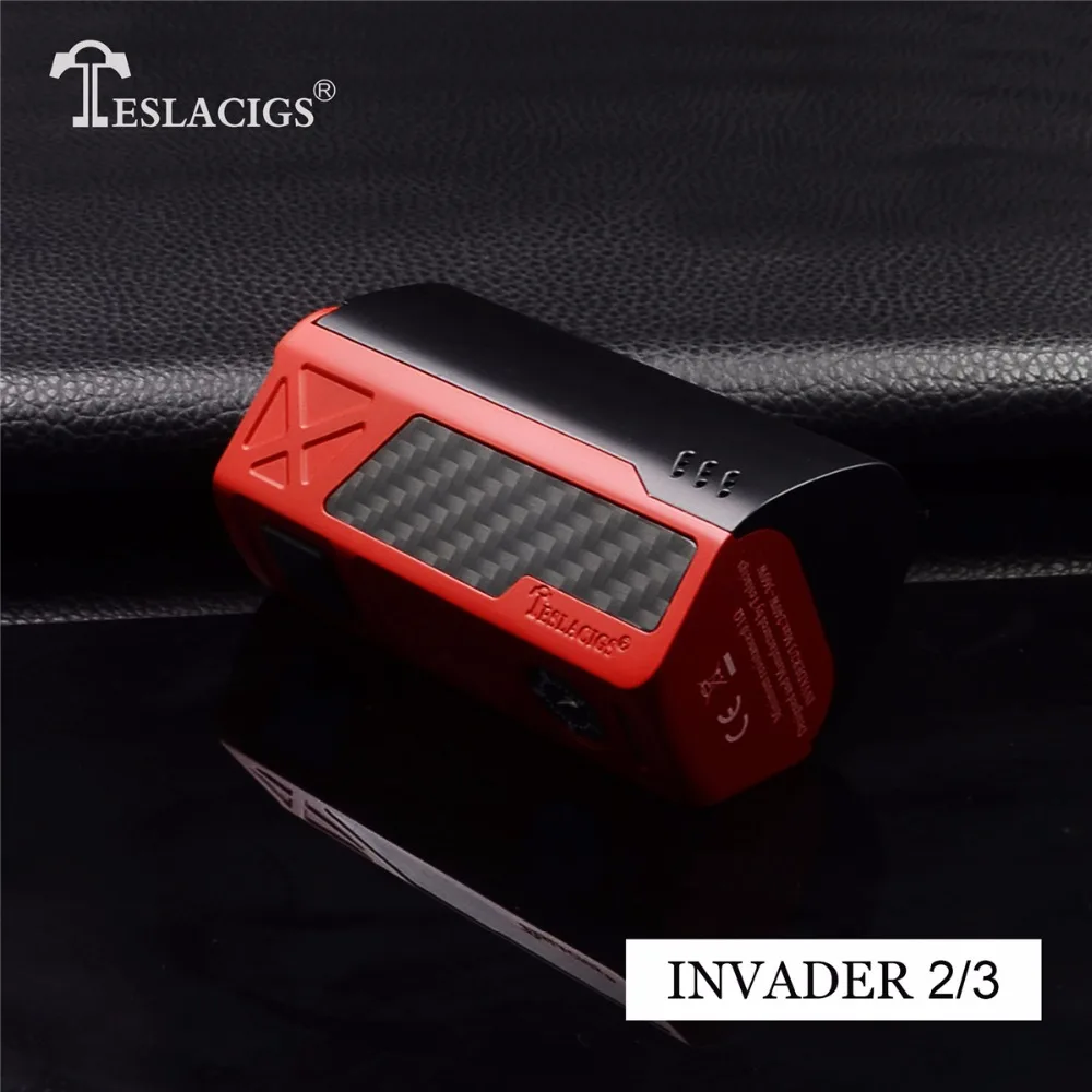100% оригинал Тесла invader 2/3 коробка Mod 18650 Teslacigs invader2/3 240 Вт/360 Вт MOD для 510 нить