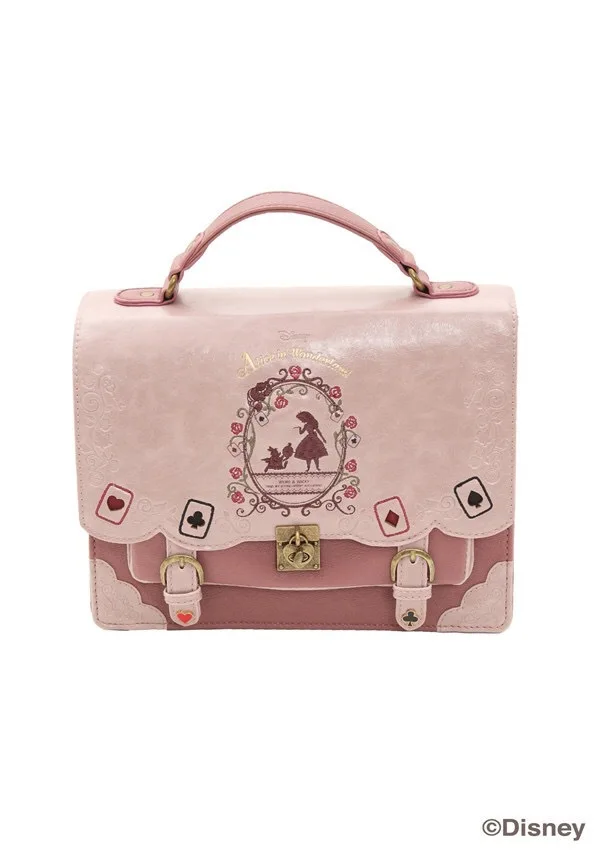 Женский рюкзак в японском стиле с вышивкой лолита|style backpack|alice in wonderland backpackbackpacking
