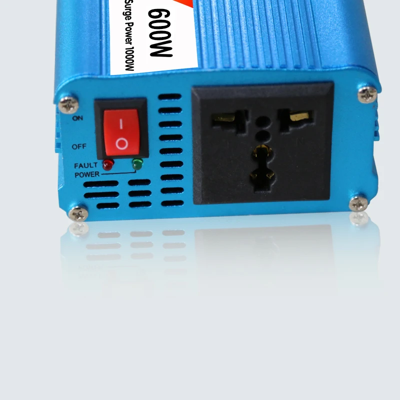 Инвертор 12vdc 220vac 50 hz/60 hz 600w чистая Синусоидальная волна инвертор dc В ac солнечная