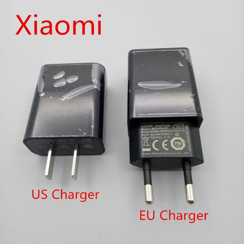 Xiao mi 9v2a 12v1. 5a 18 Вт QC3.0 Usb быстрое зарядное устройство Быстрая Зарядка адаптер type C кабель для mi 6 A3 mi x 2S 3 MAX 2 3 Poco F1