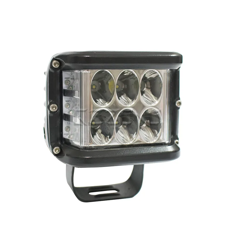 Koop GZZONO 1 Pcs Dually 4 Inch 48 W Kubus Kant Shooter LED Verlichting Strobe Rijden Voor Offorad Trekker SUV ATV 4WD Boot 4x4