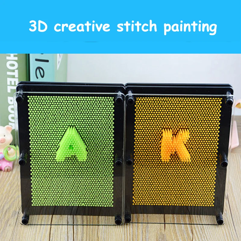 3D клон Pin Art Форма руки модели веселые детские игрушки Клон ручная печать иглы