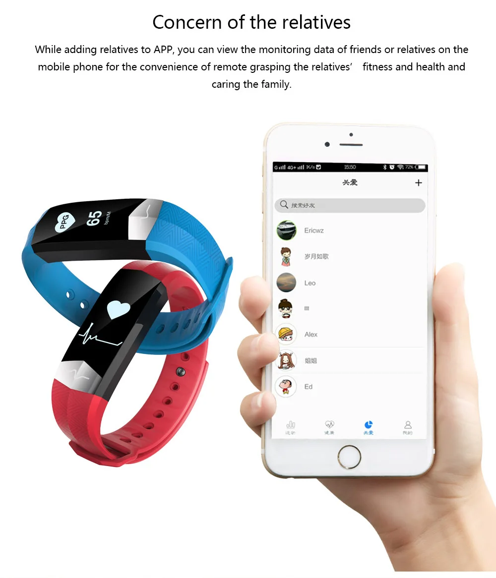 Смарт-браслет Smartch CD01 Health ECG Heart Rate кровяное давление фитнес-трекер умный Браслет