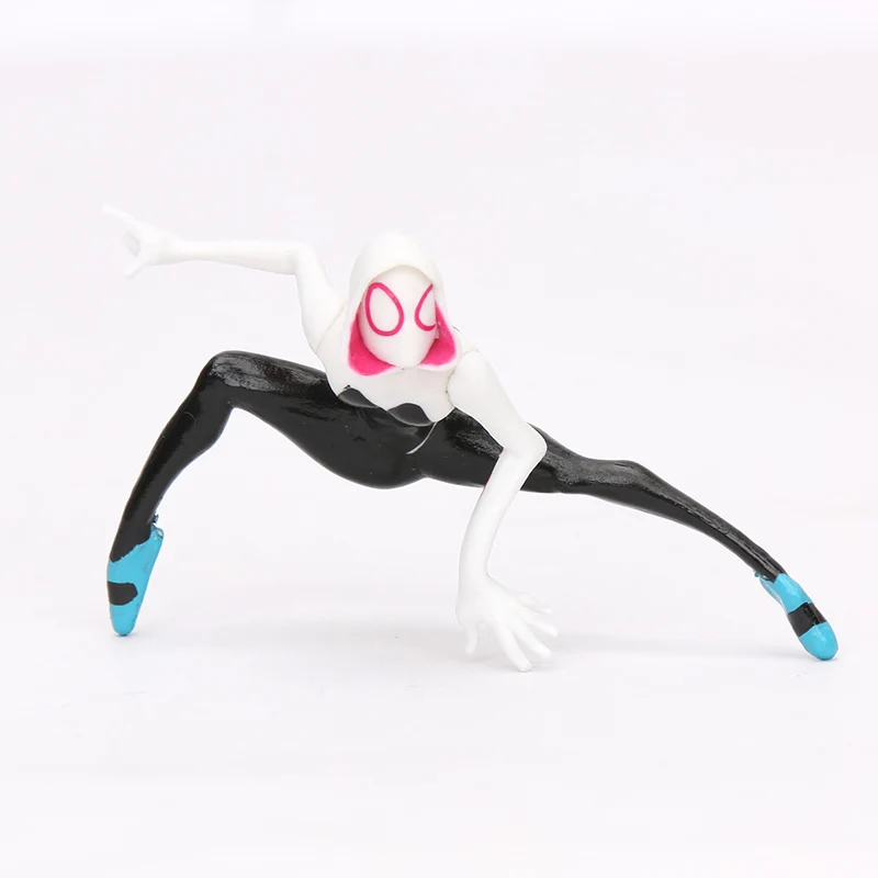 white lady 10 см игрушки Marvel Nendoroid 1037 Мстители эндигра Железный Человек-паук ПВХ Фигурка Железный Паук супер герой Коллекционная модель - Цвет: white lady