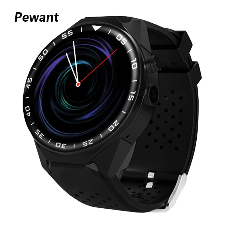 Pewant 3g WI-FI gps iOS Смарт-часы Android 5 1 MTK6580 4 ядра 2 ГБ Оперативная память 16 Встроенная