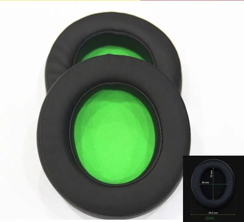 Овальные круглые амбушюры для наушников razer Kraken 7,1 Pro Chroma V2 USB игровая гарнитура наушники