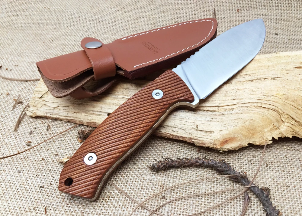 Италия LionSteel тактические фиксированные ножи 7Cr17Mov лезвие палисандр ручка кемпинг