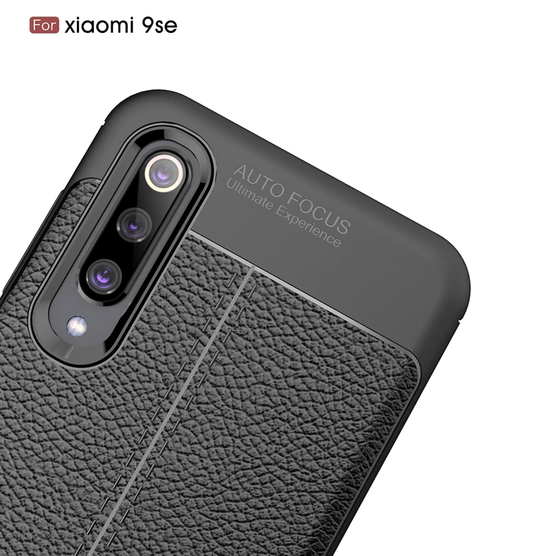 Для Xiaomi 9 se/Xiaomi 9se/Xiaomi9 se Роскошные мягкие силиконовые личи Striae Кожаные чехлы 9SE