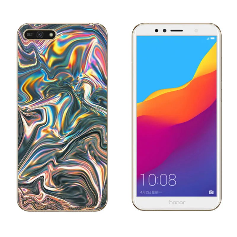 5 7 &quotдля Huawei Y6 2018 прозрачный мягкий ТПУ чехол для задней панели телефона с
