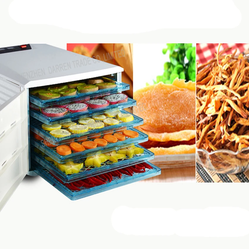 1 шт. 6-слойная сухая машина для дегидратора пищевых продуктов сухого воздуха