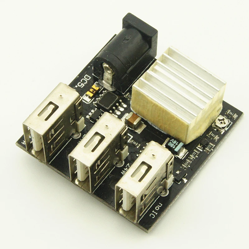 3 USB мини модуль зарядки dc 9 В/12 В до 5 8А понижающий блок питания плата