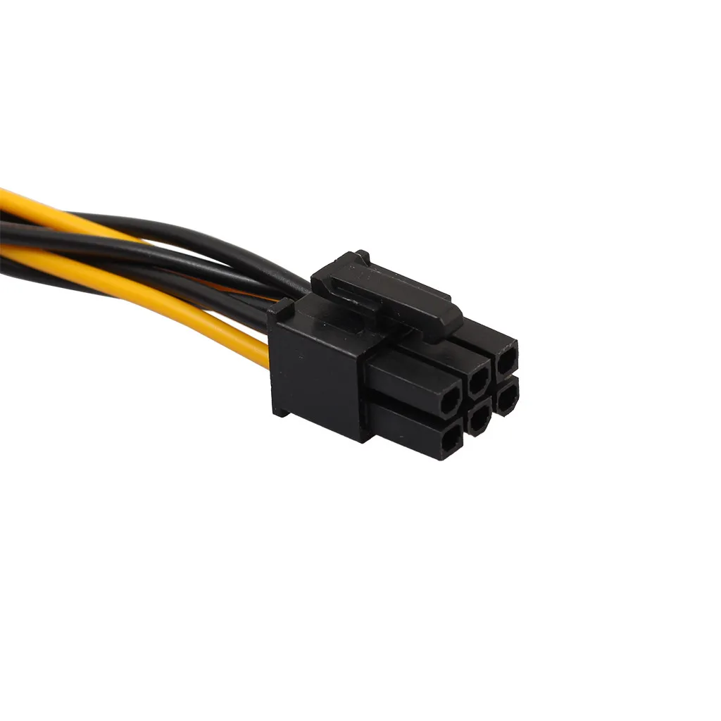 Кабель адаптера питания SATA 15 Pin папа к PCI E Express 6Pin видео карта кабель Прямая