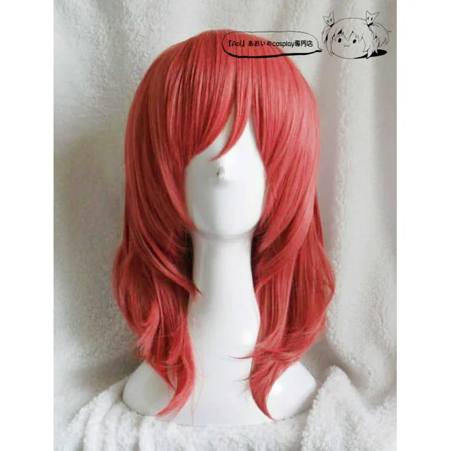 Аниме LoveLive! Love Live Maki Nishikino косплей парики короткие красные термостойкие