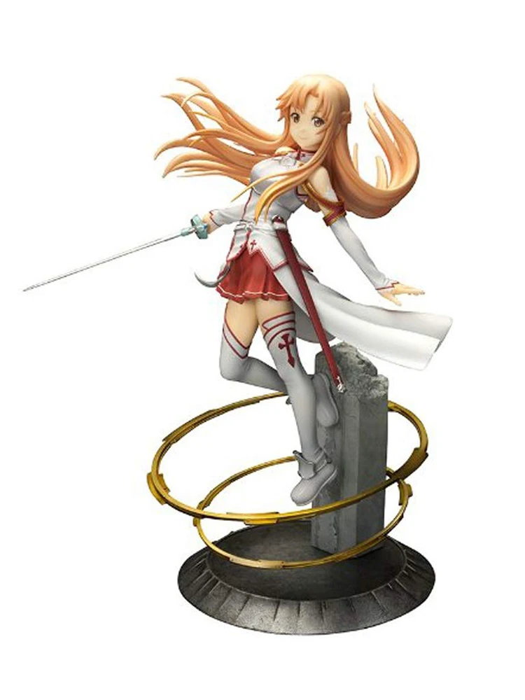 Новые японские аниме меч искусство онлайн Asuna ПВХ экшн Фигурки игрушки 22 см