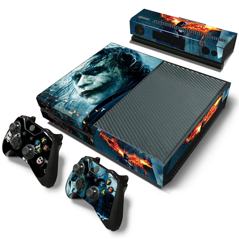 Виниловая наклейка для консоли Microsoft Xbox One с 2 контроллерами геймпада Xboxone