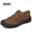 Ботинки мужские размера плюс ручной работы, уличные полусапожки из натуральной кожи, осенняя прогулочная обувь