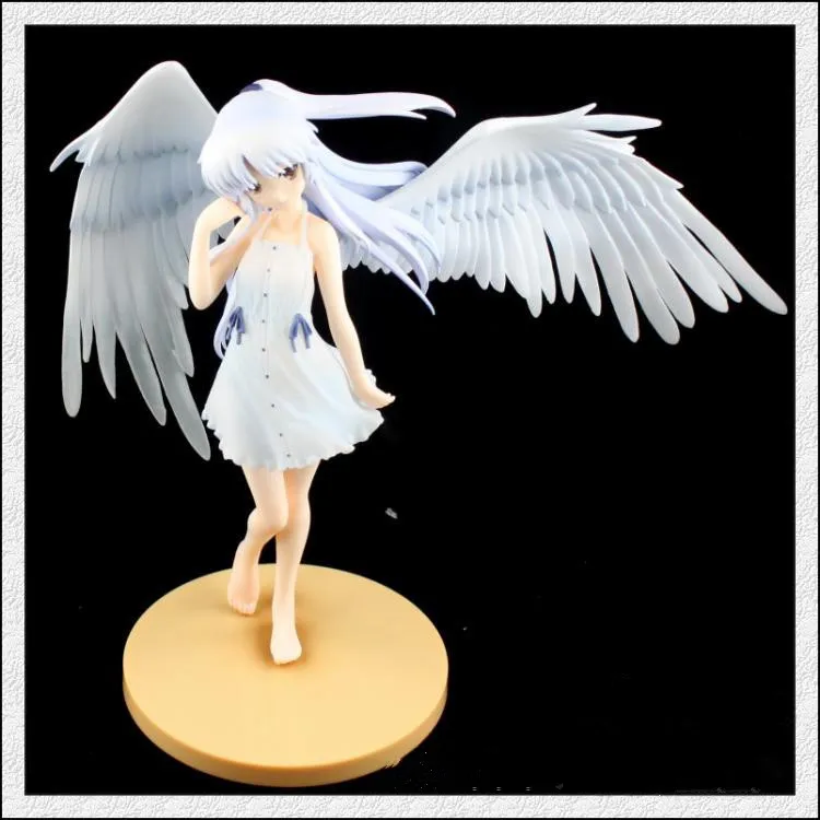 1/8 Масштаб Аниме Angel Beats фигурка Tenshi Tachibana Kanade Angle's Wings белое платье Ver Can Be Off ПВХ сексуальная кукла 20 см