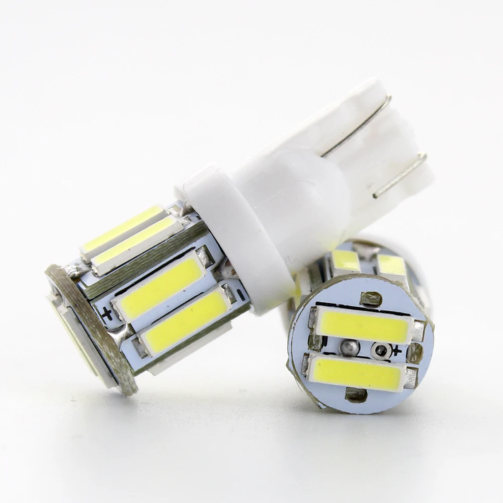 YM E-Bright 24 В 10 шт. T10 7014 SMD 194 168 W5W светодиодный ная лампа габарисветильник свет для