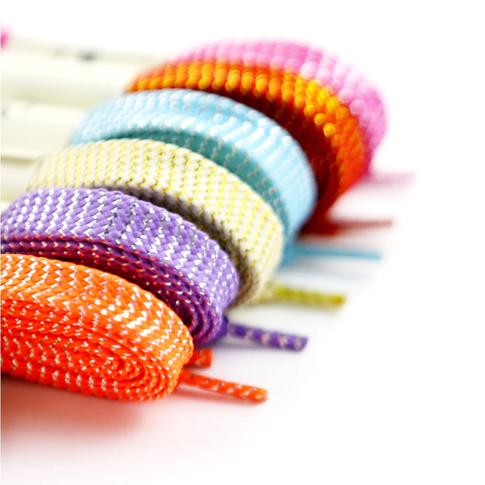 

Fashion 110 CM Women Golden Silver Shoe Laces Super Long Daily Party Camping Shoelaces Growing Canvas Strings Flat Laces