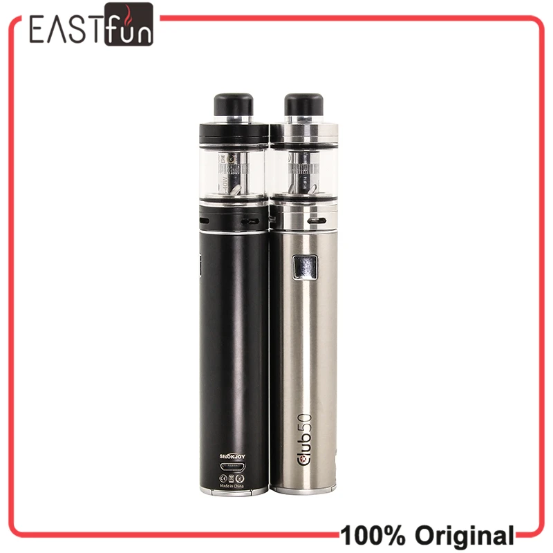 Распродажа SMOKJOY Club 50 Micro Kit 1600 мАч встроенный аккумулятор 7 Вт с 3 мл воздушным баком