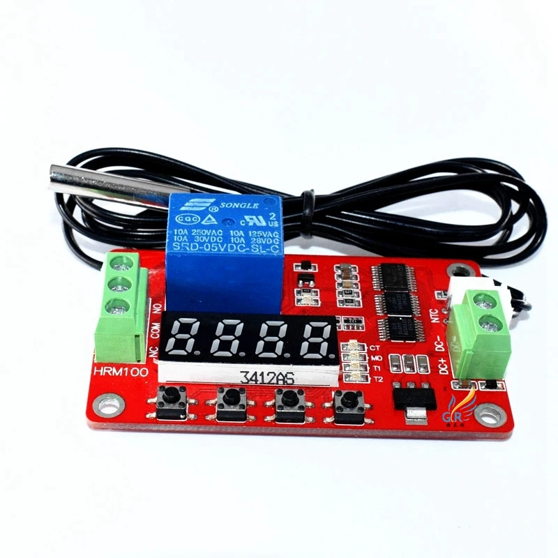 

Official Smarian HRM100 Automation 12V Temperature Relay Timer Control Module Digital Display Diy RC Toy Kit Electroincs Develo