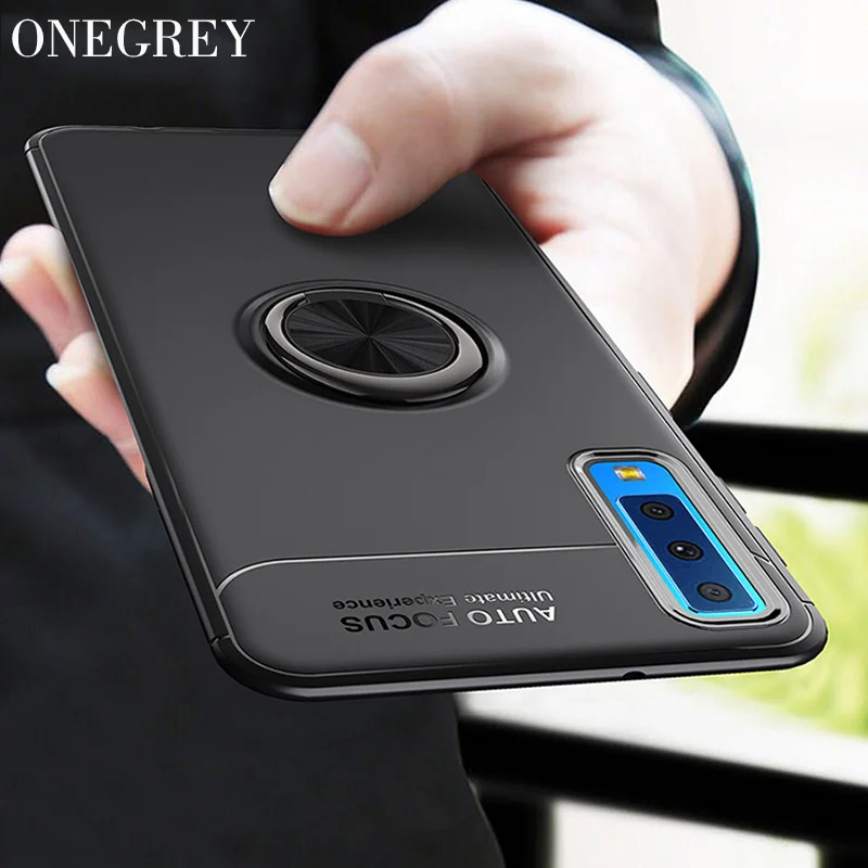 Магнитный автомобильный держатель силиконовый чехол для Samsung Note 9 8 S9 S8 S7 Edge J2 Core J3