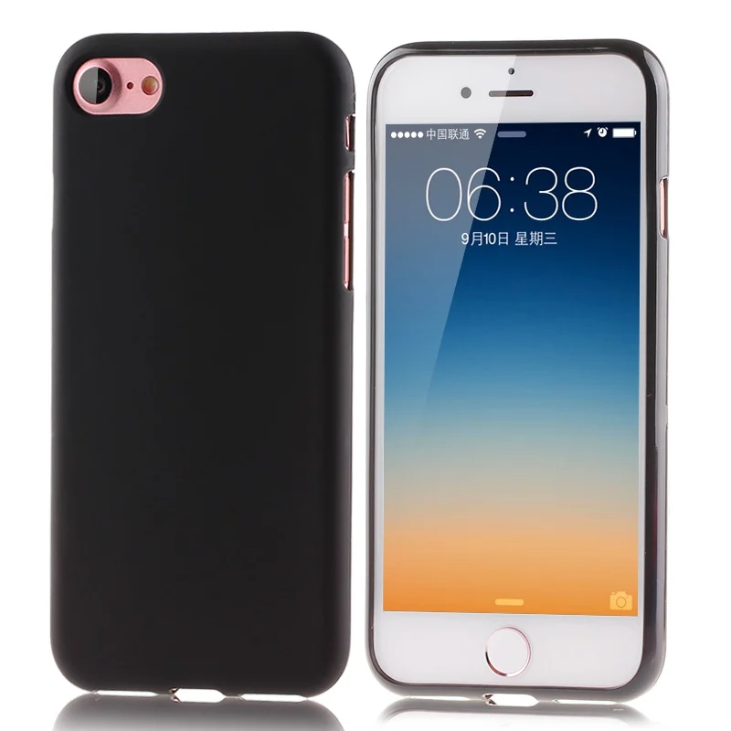 Чехол для iPhone X матовый мягкий гелевый из ТПУ Apple iphone 4 4S 5 5SE 5C 6 6S Plus 7 8 touch задняя