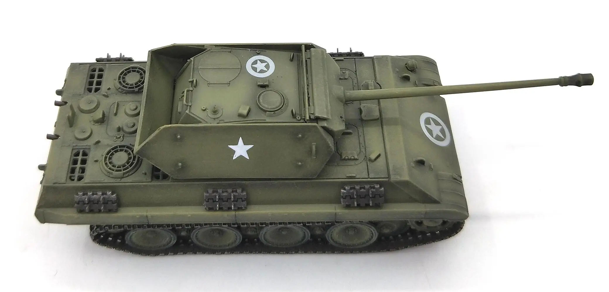 Дракон Второй мировой войны немецкий Ersatz M10s-Пантеры в маскировке 1/72 Танк модель