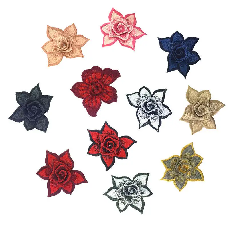 DoreenBeads 3D вышивка кружевной воротник женское синее нижнее белье сделай сам платье